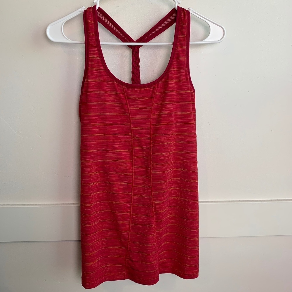 Lole Melon Love Braid Racerback Tank Top